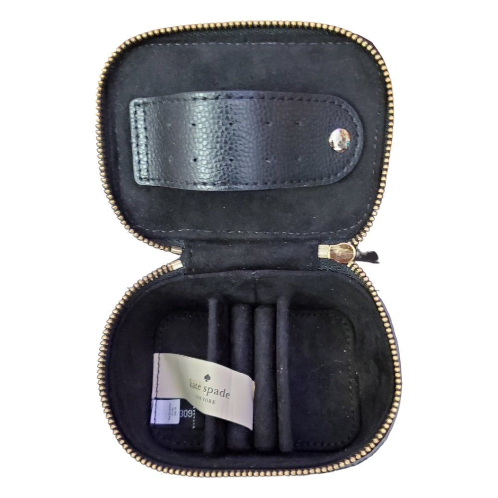 Kate Spade Black Sparkle Jewelry Box - Picture 2 of 3